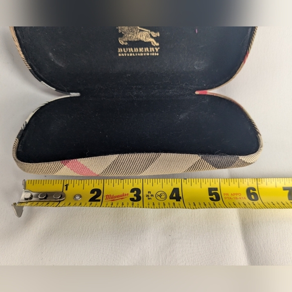 Burberry Glasses Case Gold Logo - Picture 8 of 9